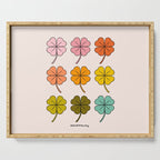 Rainbow Clovers Serving Tray Gallery Image 1