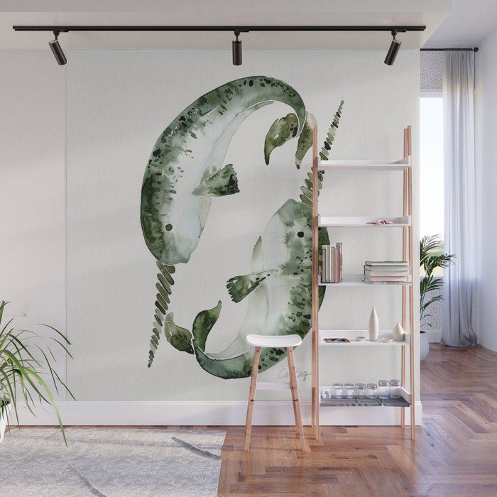 Narwhals Wall Mural Gallery Image 1