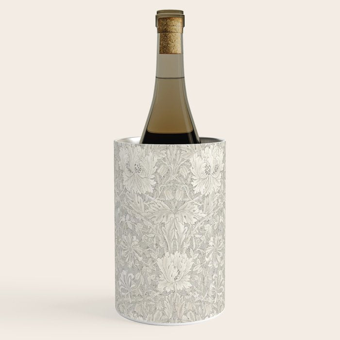 William Morris Honeysuckle & Tulip Light Grey Wine Chiller Gallery Image 3