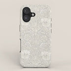William Morris Honeysuckle & Tulip Light Grey iPhone Case Gallery Image 1