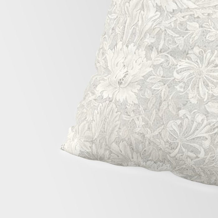 William Morris Honeysuckle & Tulip Light Grey Pillow Sham Gallery Image 4