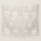 William Morris Honeysuckle & Tulip Light Grey Wall Tapestry Gallery Image 4