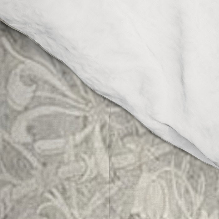 William Morris Honeysuckle & Tulip Light Grey Comforter Gallery Image 4