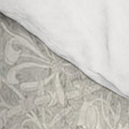 William Morris Honeysuckle & Tulip Light Grey Comforter Gallery Image 4
