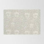 William Morris Honeysuckle & Tulip Light Grey Rug Gallery Image 2