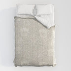William Morris Honeysuckle & Tulip Light Grey Comforter Gallery Image 6