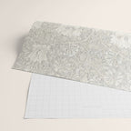 William Morris Honeysuckle & Tulip Light Grey Wrapping Paper Gallery Image 2