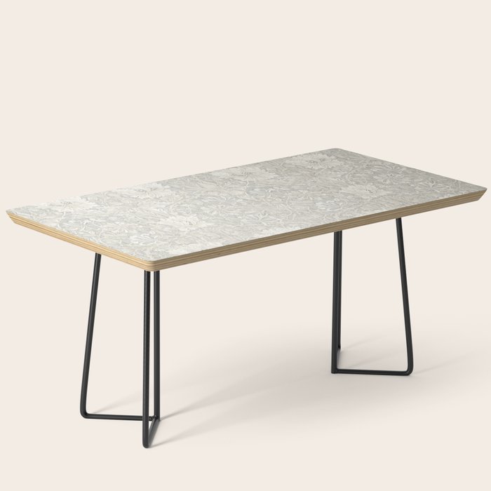 William Morris Honeysuckle & Tulip Light Grey Coffee Table Gallery Image 1