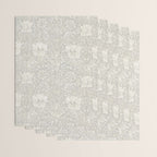William Morris Honeysuckle & Tulip Light Grey Wrapping Paper Gallery Image 3