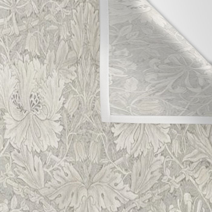 William Morris Honeysuckle & Tulip Light Grey Wall Tapestry Gallery Image 3