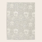 William Morris Honeysuckle & Tulip Light Grey Poster Gallery Image 4
