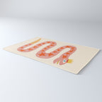 Abstraction_LITTLE_KING_COBRA_SNAKE_CUTE_ADORABLE_POP_ART_0916A Rug Gallery Image 3