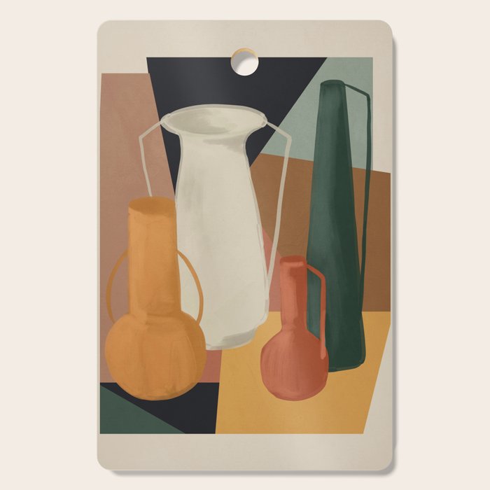 Abstract Art Vases 4 Cutting Board Gallery Image 1