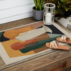 Abstract Art Vases 4 Outdoor Rug Gallery Image 2