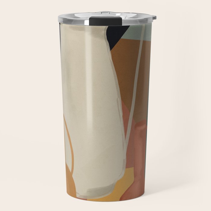 Abstract Art Vases 4 Travel Mug Gallery Image 1