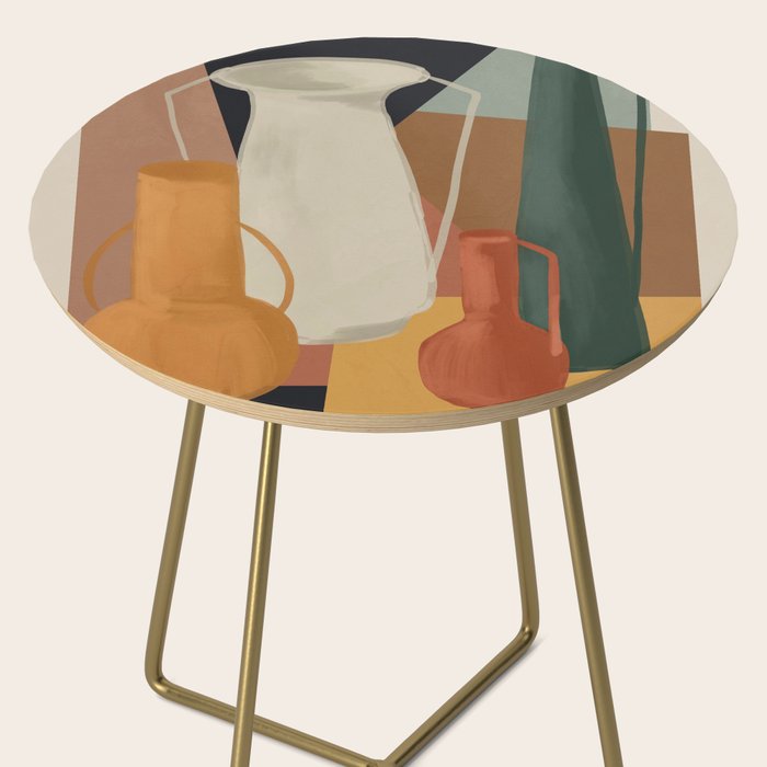 Abstract Art Vases 4 Side Table Gallery Image 2