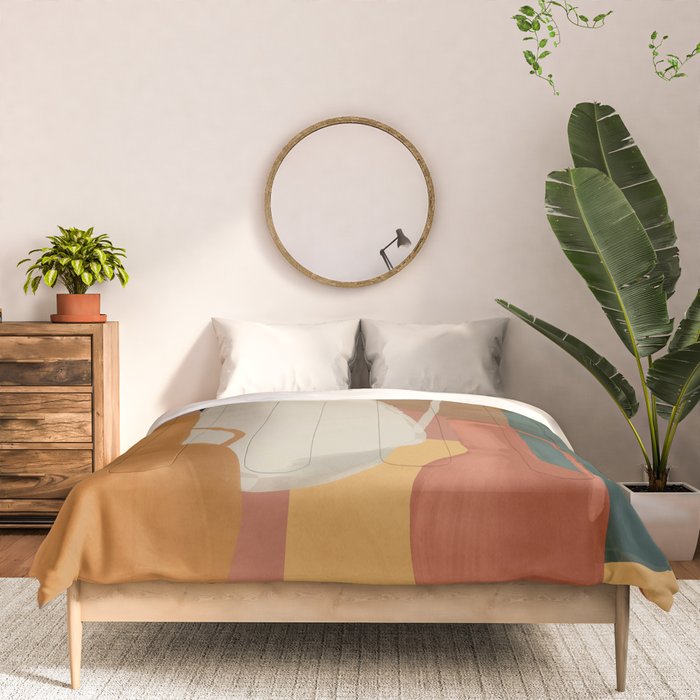 Abstract Art Vases 4 Comforter Gallery Image 3