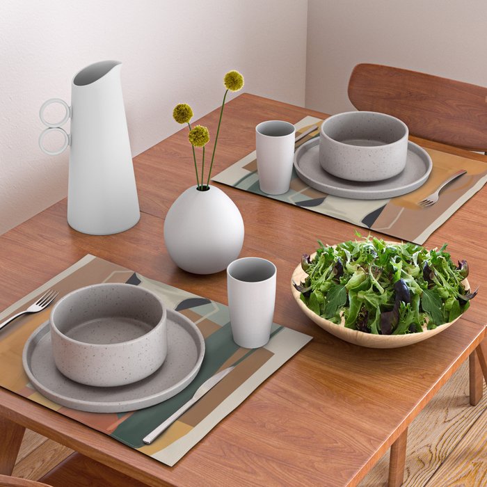 Abstract Art Vases 4 Placemat Gallery Image 2