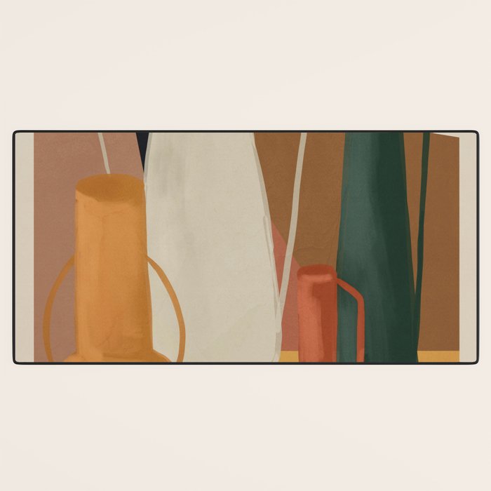 Abstract Art Vases 4 Desk Mat Gallery Image 3