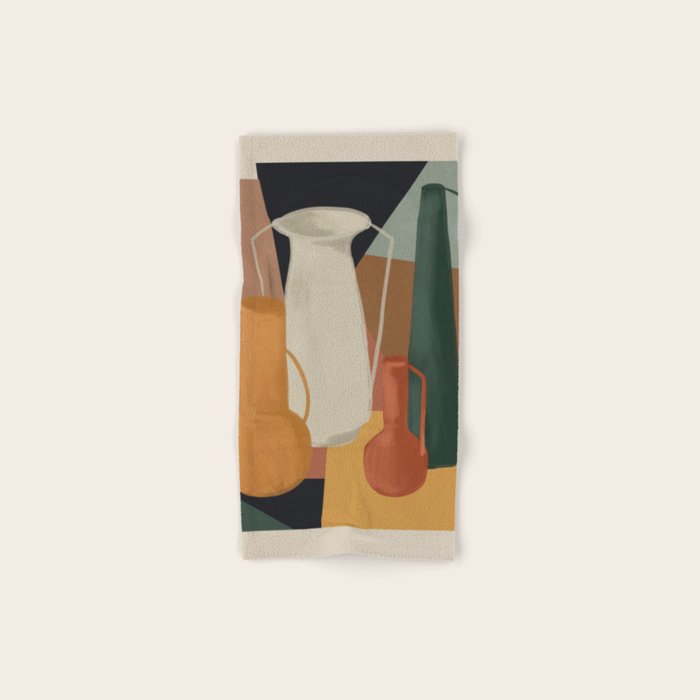 Abstract Art Vases 4 Bath Towel Gallery Image 1