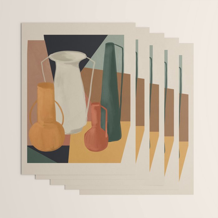 Abstract Art Vases 4 Wrapping Paper Gallery Image 3