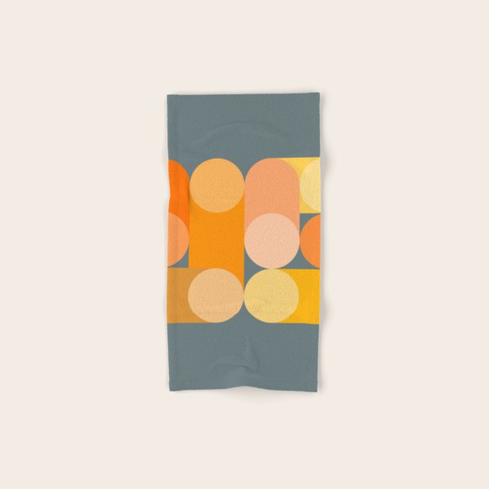 Modern Geometric 87A Bath Towel Gallery Image 1