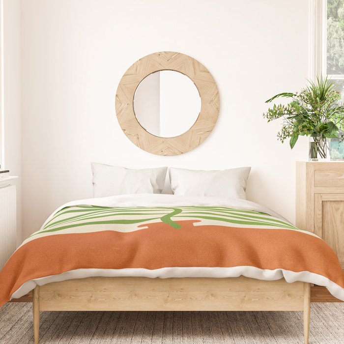 Wild Leaves II: Matisse Edition Duvet Cover Gallery Image 3