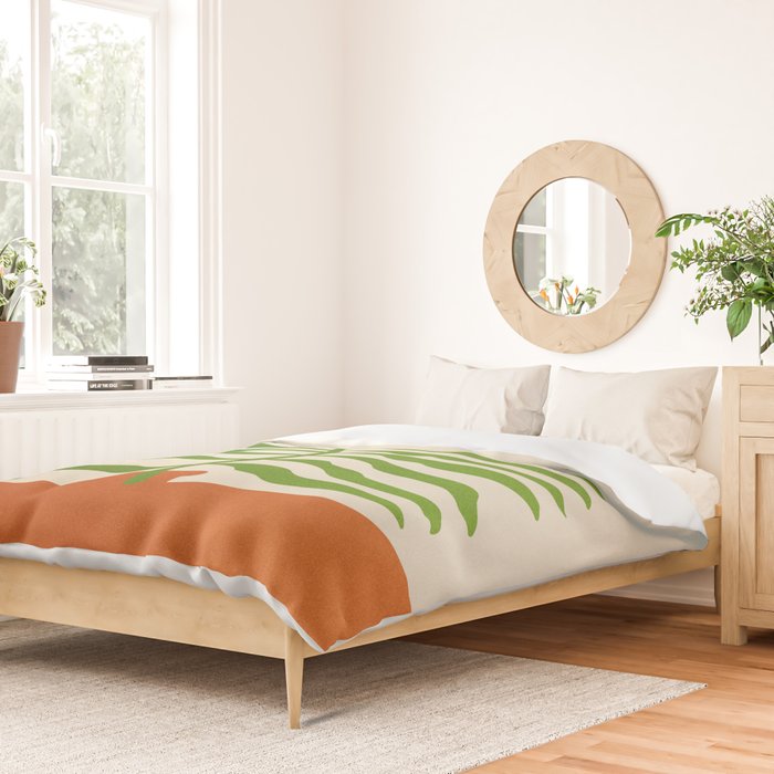 Wild Leaves II: Matisse Edition Duvet Cover Gallery Image 2