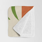 Wild Leaves II: Matisse Edition Throw Blanket Gallery Image 3