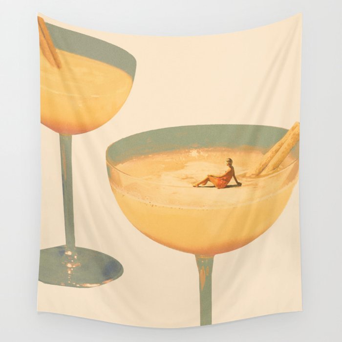 Holiday in a glass 1 Wall Tapestry
