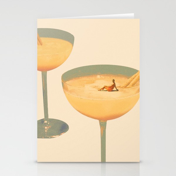 Holiday in a glass 1 Stationery Card Gallery Image 2