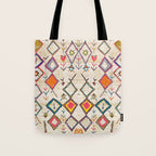 Traditional Vintage Moroccan Berber rug Tote Bag Gallery Image 1