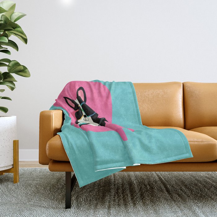 Good Vibes Only Throw Blanket Gallery Image 1