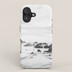 Big Sur Black and White iPhone Case Gallery Image 1