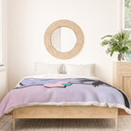 Memphis Pattern 25 - Miami Vice / 80s Retro / Palm Tree Duvet Cover Gallery Image 3