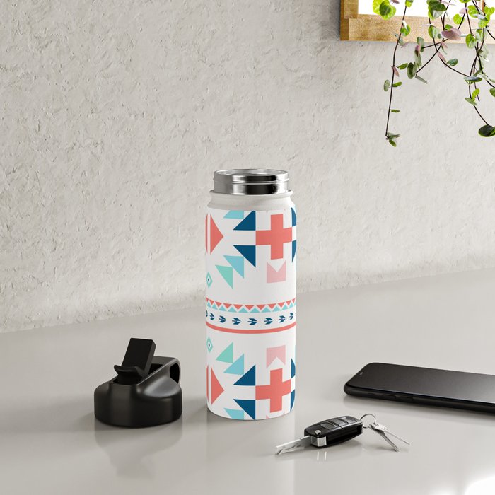 geometry navajo pattern Water Bottle Gallery Image 4