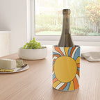 Retro Groovy Sun, 70s Print Wine Chiller Gallery Image 4