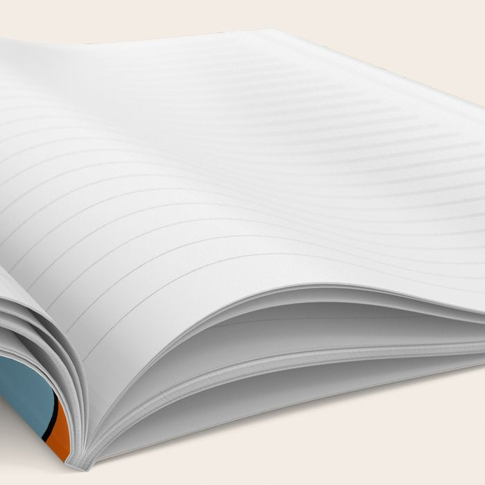 Retro Groovy Sun, 70s Print Notebook Gallery Image 2