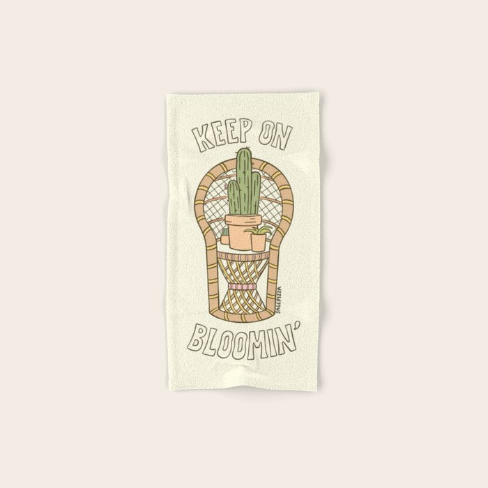 KEEP ON BLOOMIN' Bath Towel Gallery Image 1