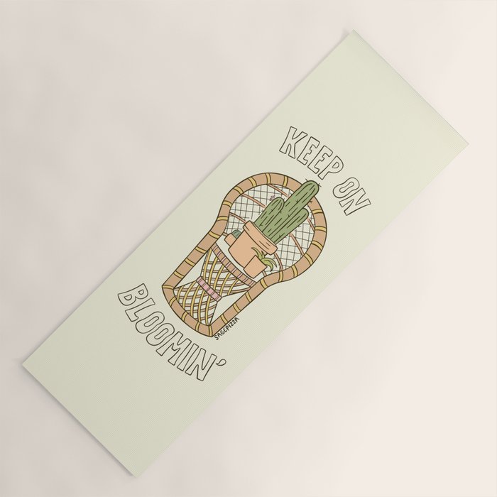 KEEP ON BLOOMIN' Yoga Mat Gallery Image 1