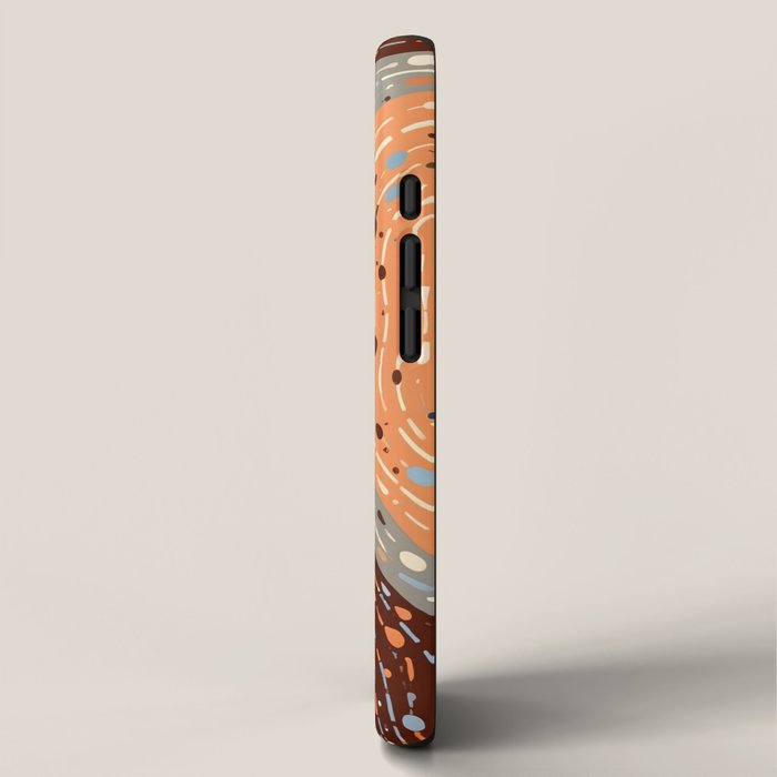 The Little Things Always_Abstract Line Art Drawing_Eclectic Bohemian Pattern Texture Shapes iPhone Case Gallery Image 2