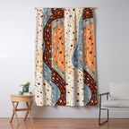 The Little Things Always_Abstract Line Art Drawing_Eclectic Bohemian Pattern Texture Shapes Window Curtain Gallery Image 5