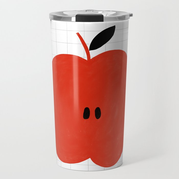 Minimal apple  Travel Mug Gallery Image 1