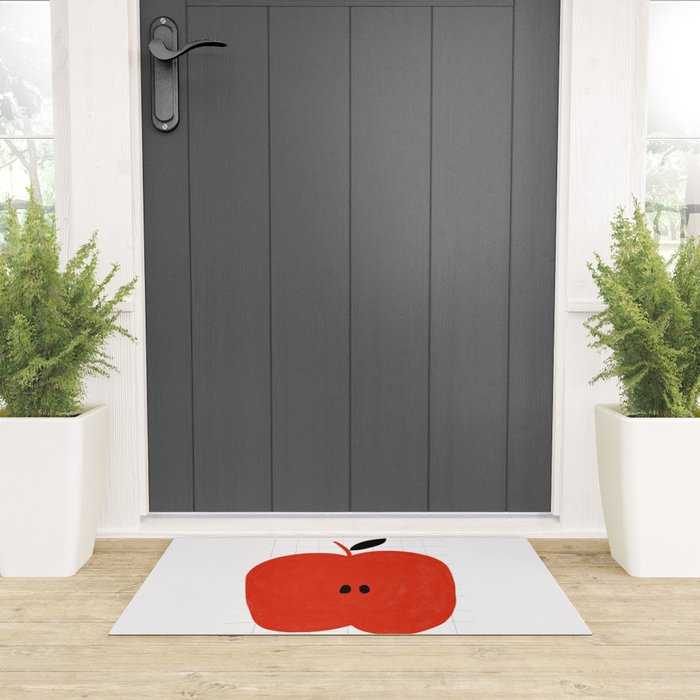 Minimal apple  Welcome Mat Gallery Image 3