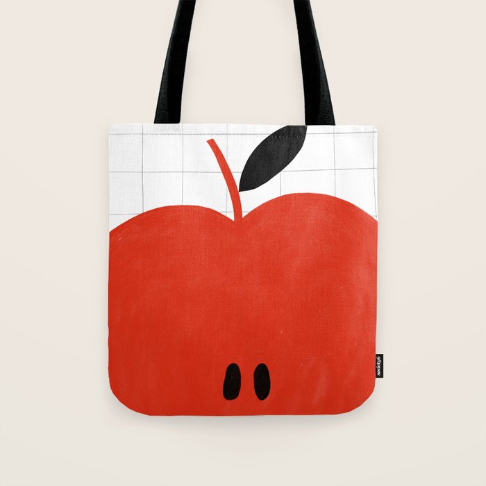 Minimal apple  Tote Bag Gallery Image 1