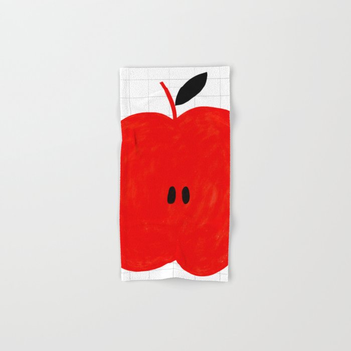 Minimal apple  Bath Towel Gallery Image 1