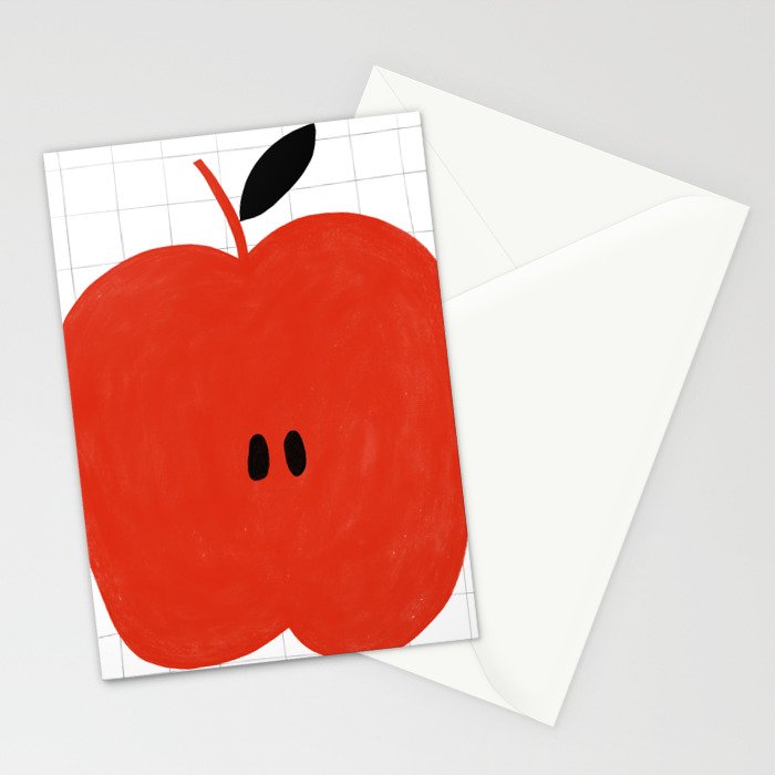 Minimal apple  Stationery Card Gallery Image 2