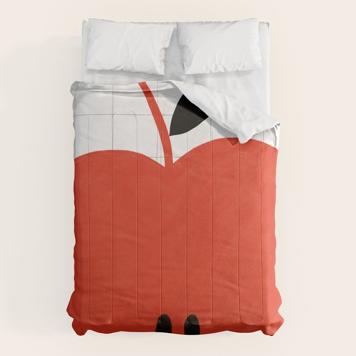 Minimal apple  Comforter Gallery Image 6