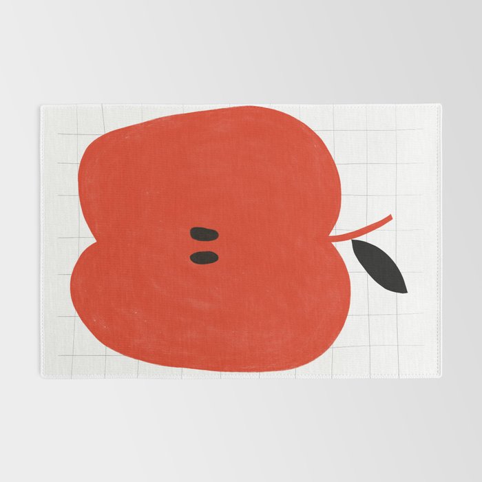 Minimal apple  Rug Gallery Image 2