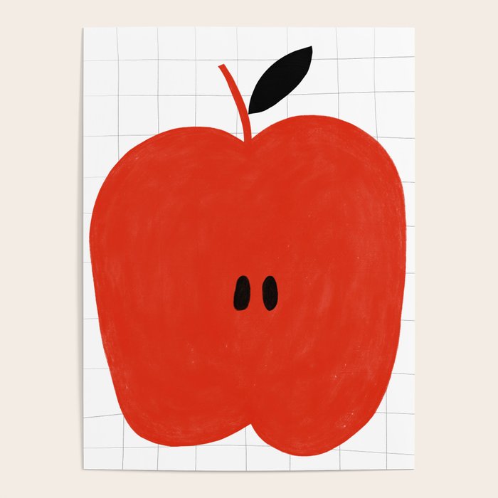 Minimal apple  Poster Gallery Image 4